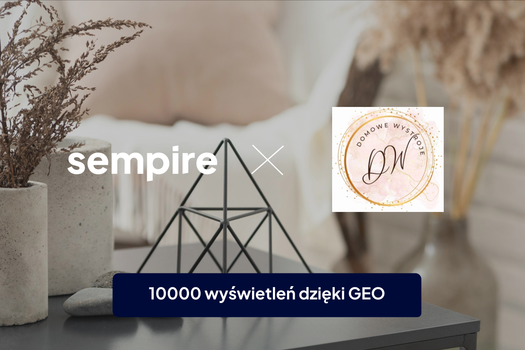 Case study SEO AI Domowe Wystroje - strategia GEO i 183 frazy w TOP 3 AI Overviews