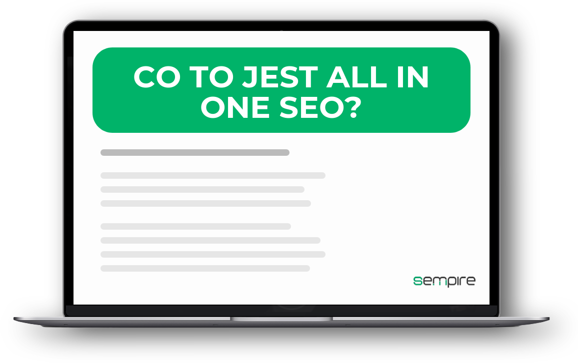Co to jest All In One SEO?