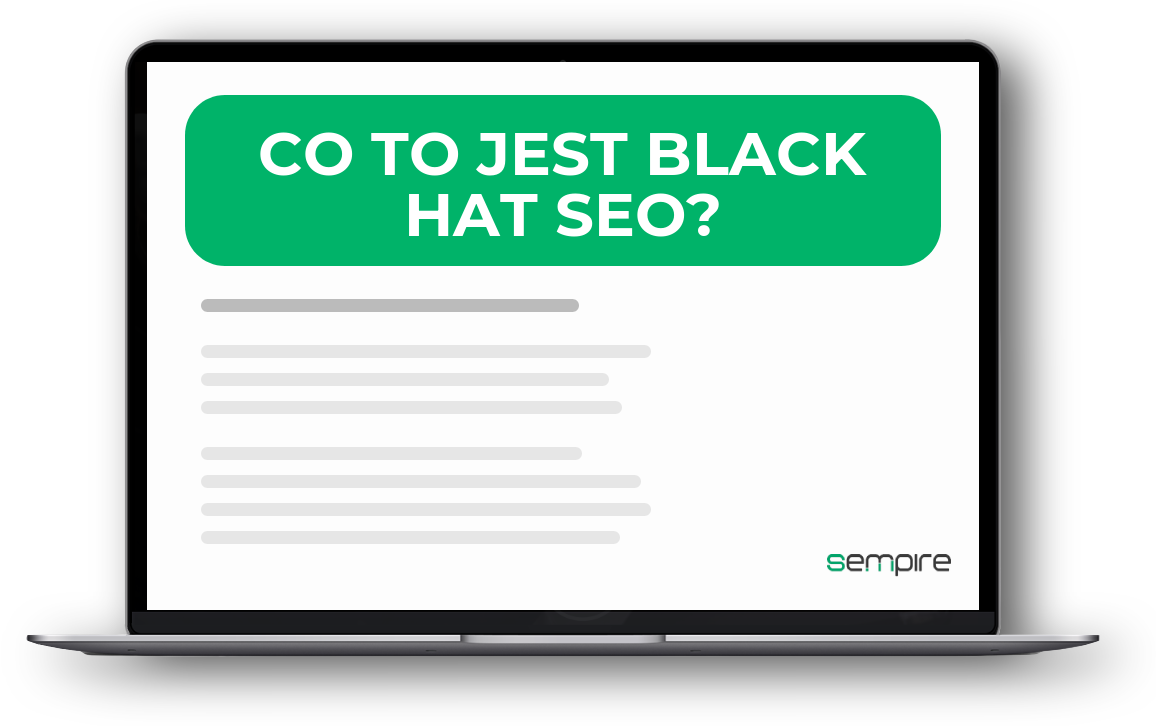 Co to jest black hat SEO?