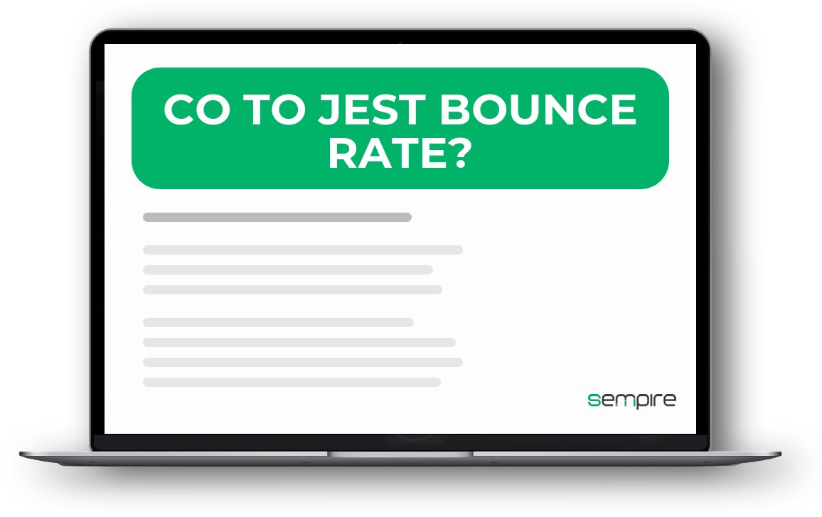 Co to jest bounce rate?