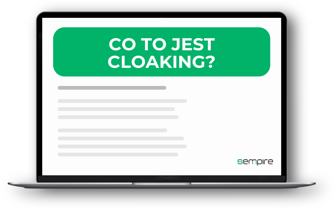 Co to jest cloaking?