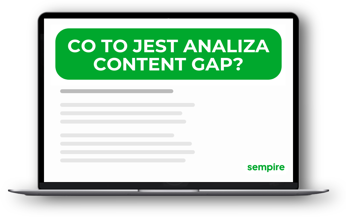 Co to jest analiza content gap?