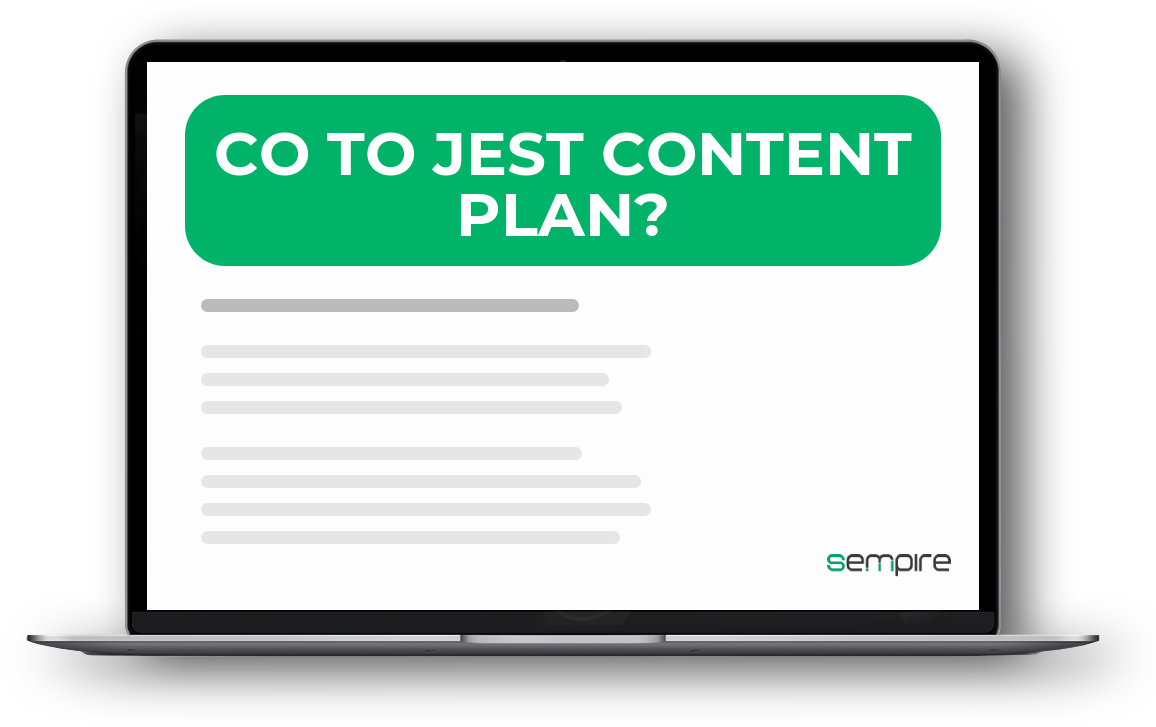 Co to jest content plan?