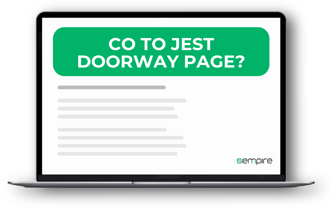 Co to jest Doorway Page?