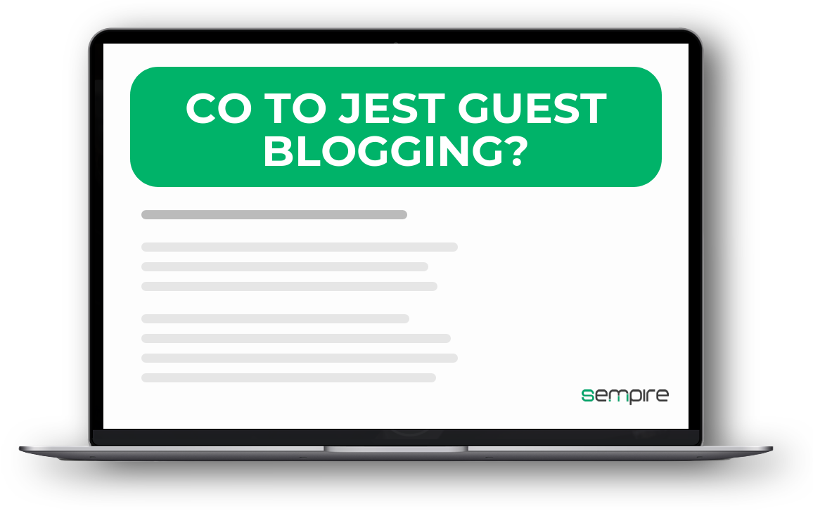 Co to jest guest blogging?