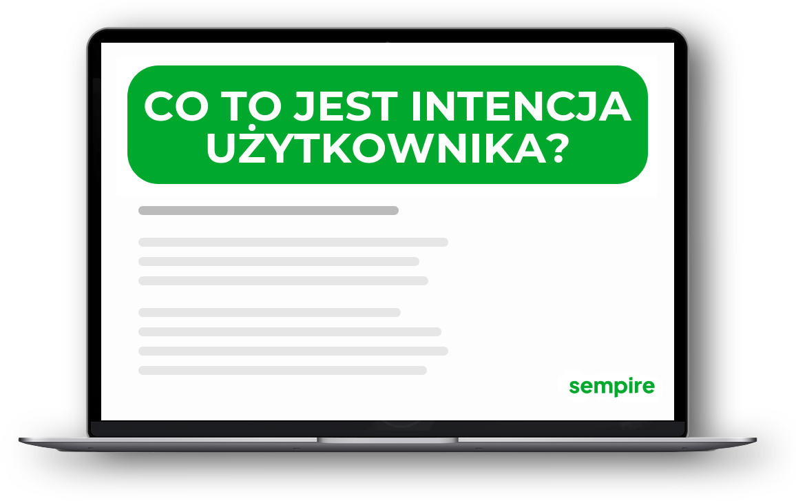 Co to jest intencja użytkownika?