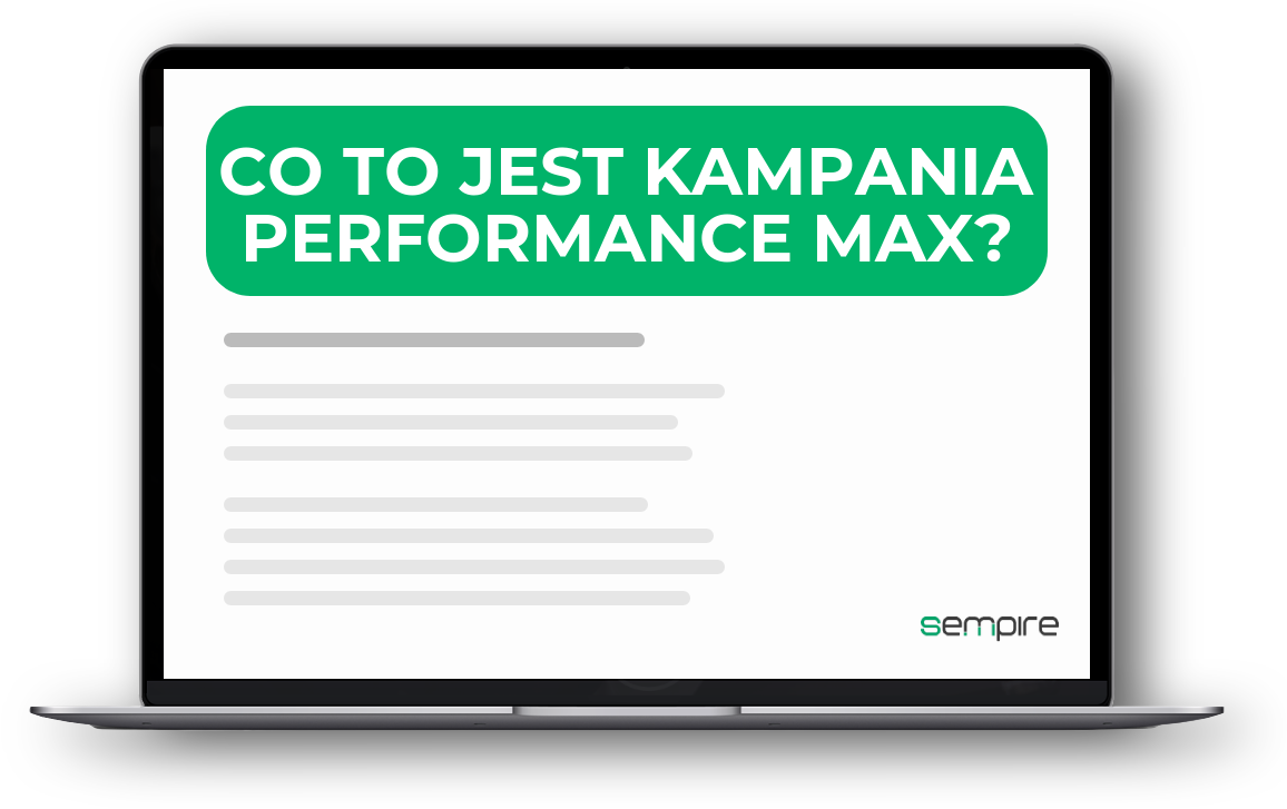 Co to jest Kampania Performance Max?