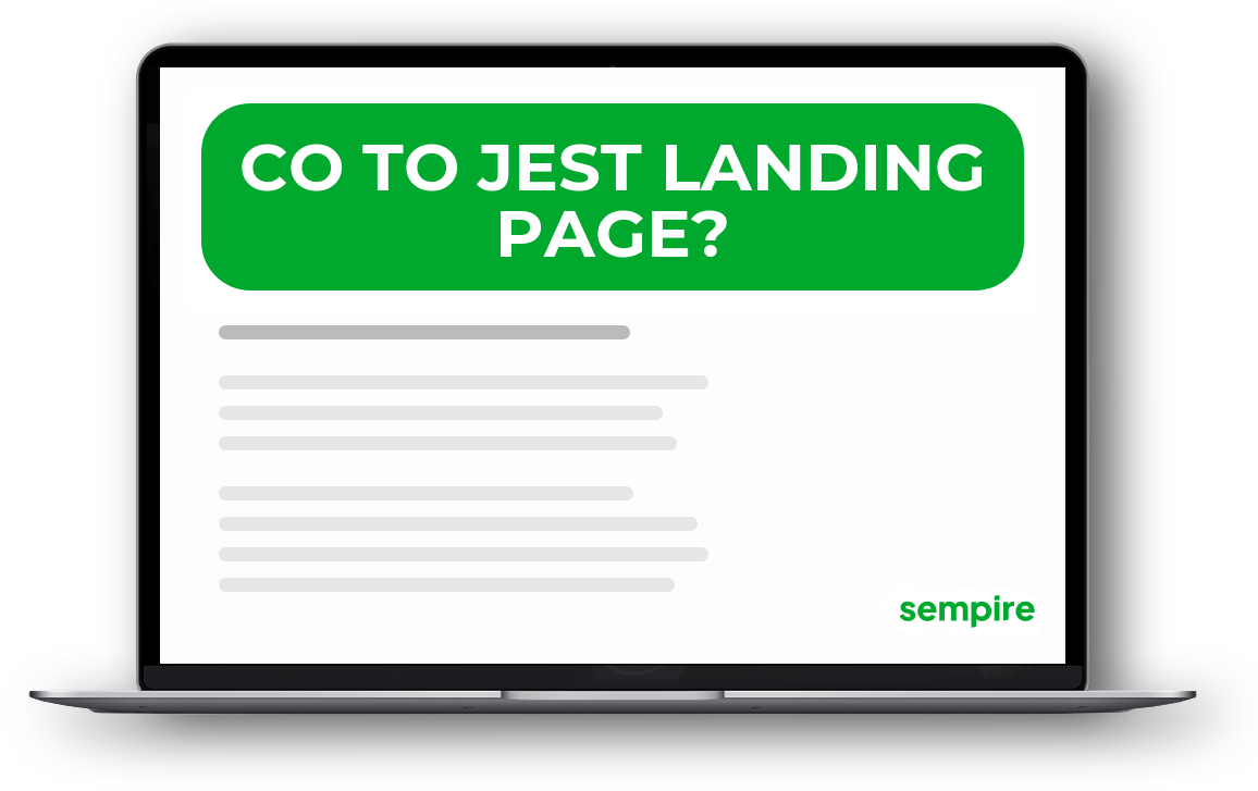 Co to jest landing page?