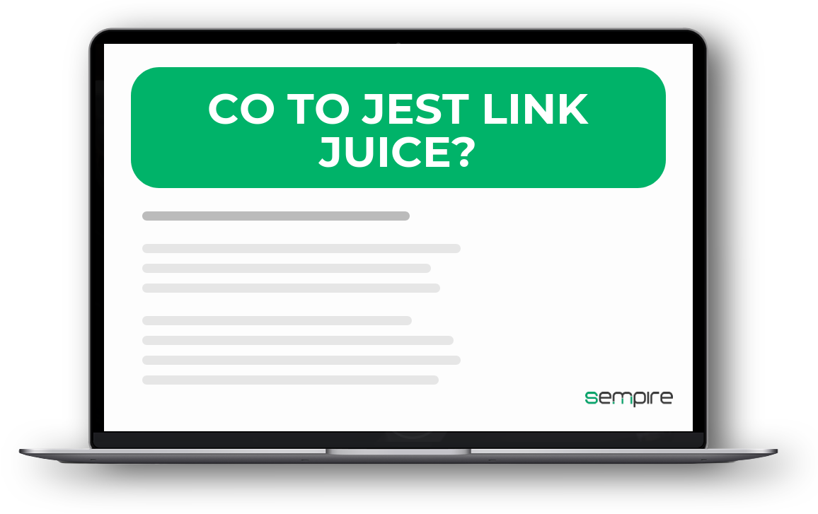 Co to jest link juice?