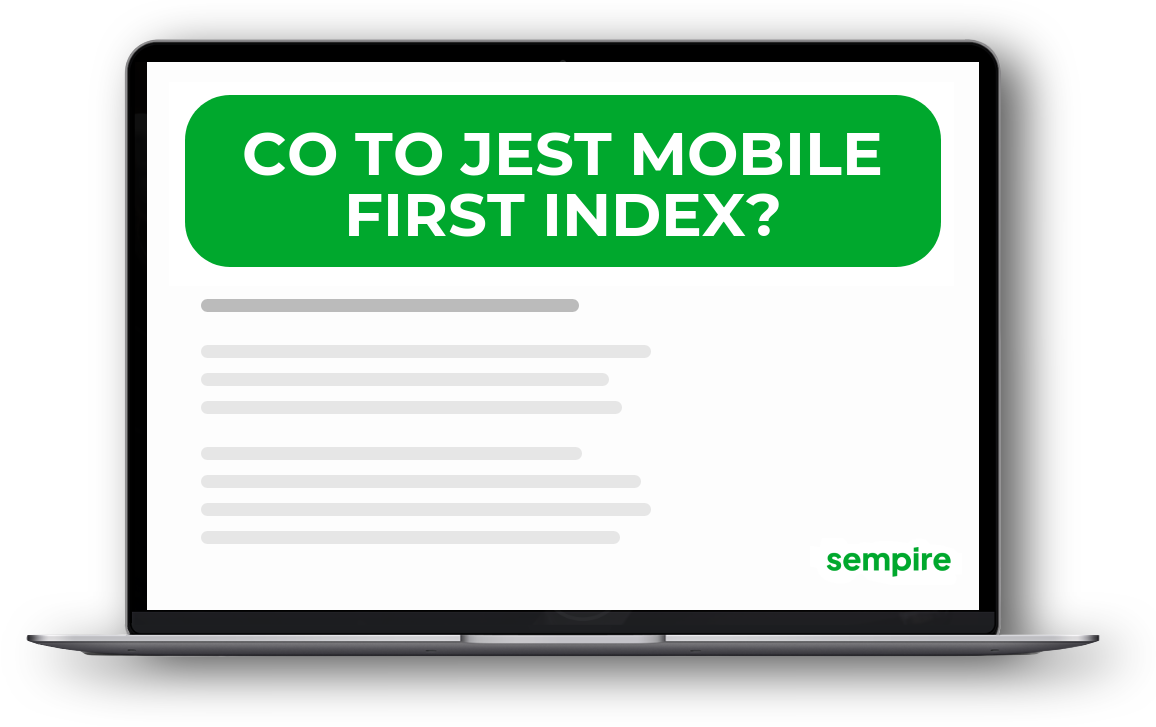 Co to jest Mobile First Index?