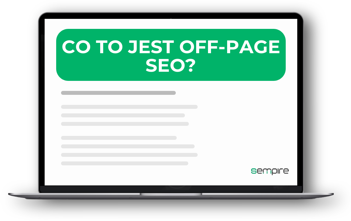 Co to jest off-page SEO?