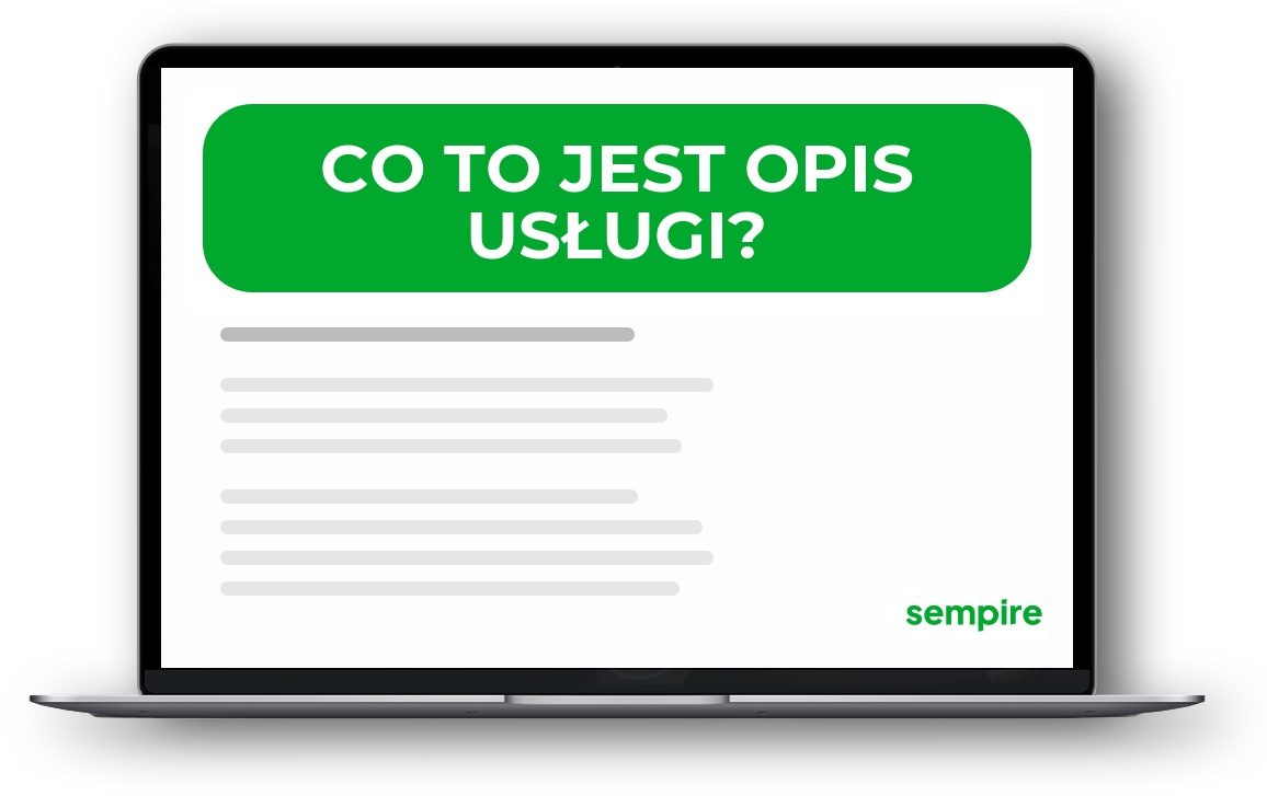 Co to jest opis usługi?