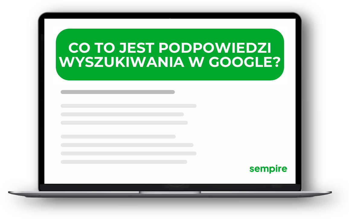 Co to jest podpowiedzi wyszukiwania w Google?