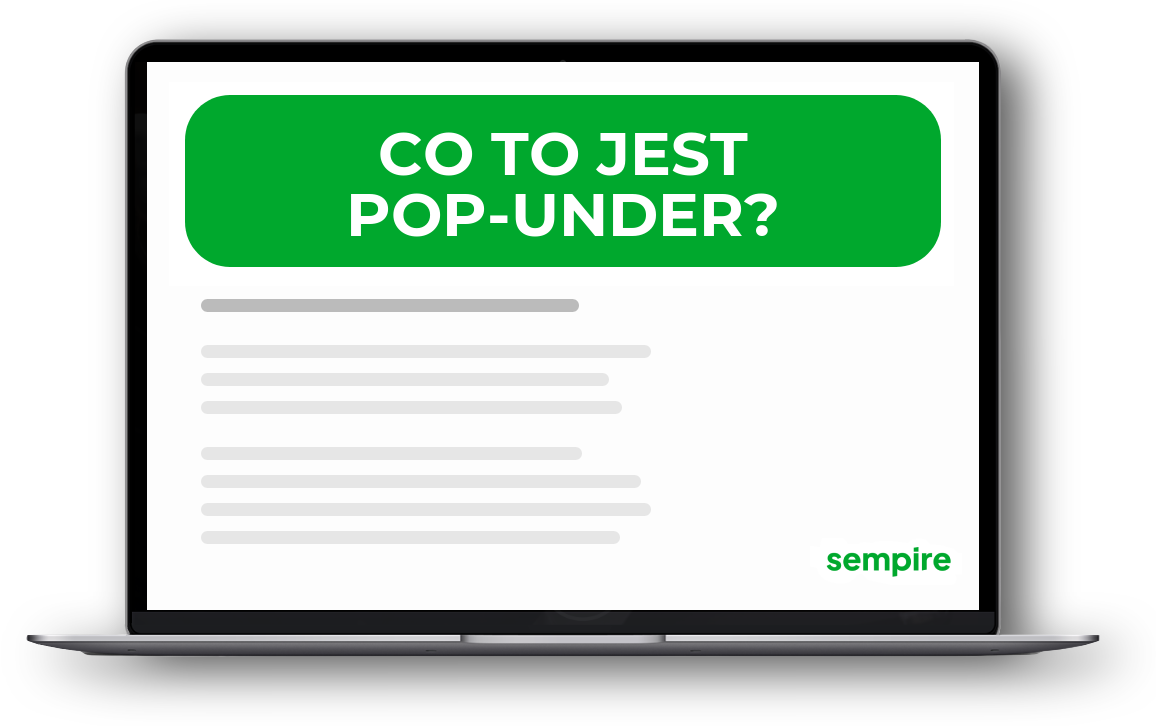 Co to jest Pop-under?