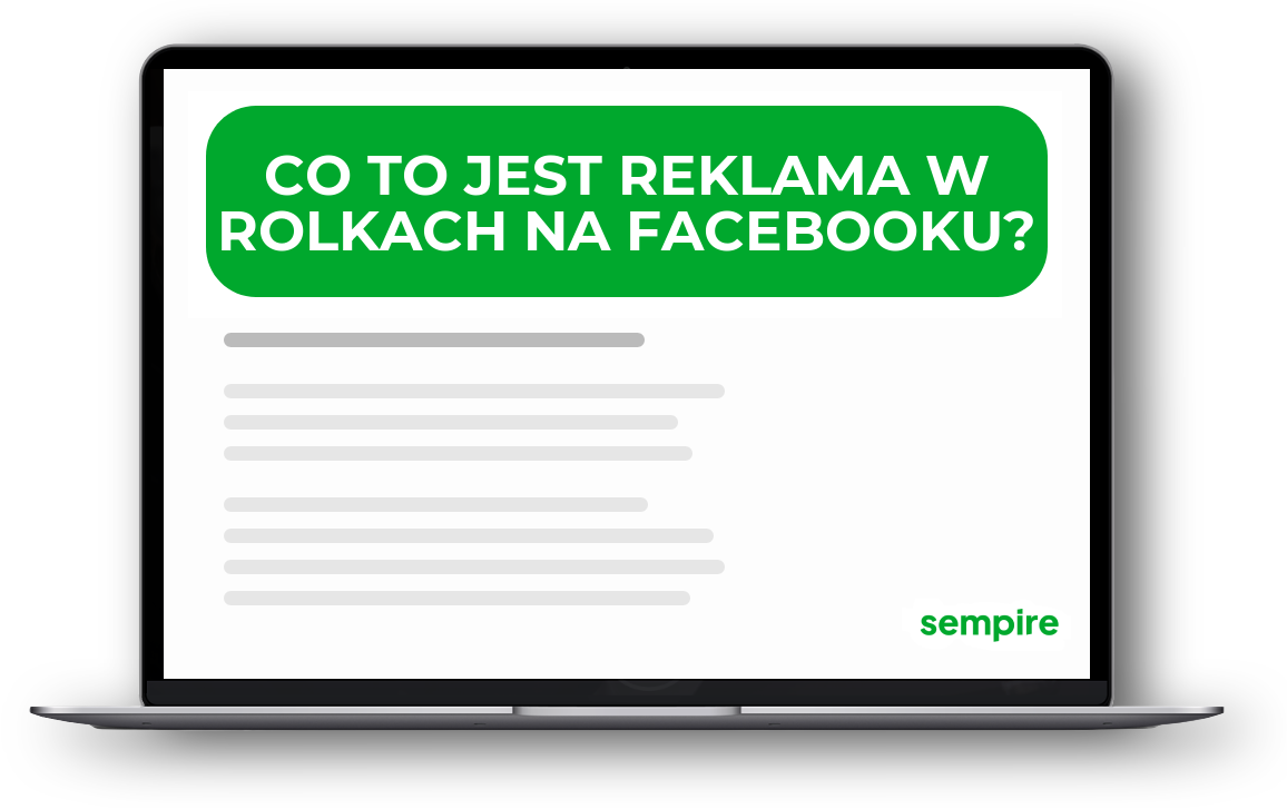 Co to jest reklama w rolkach na Facebooku?