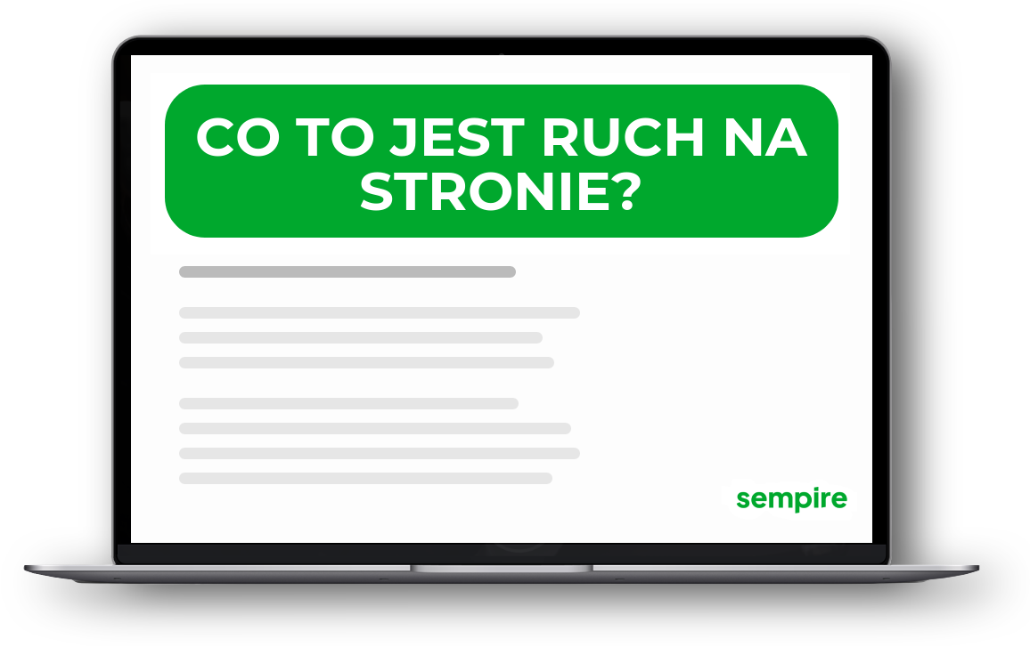 Co to jest ruch na stronie?