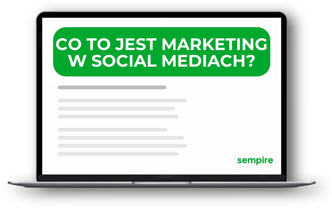 Co to jest marketing w social mediach?