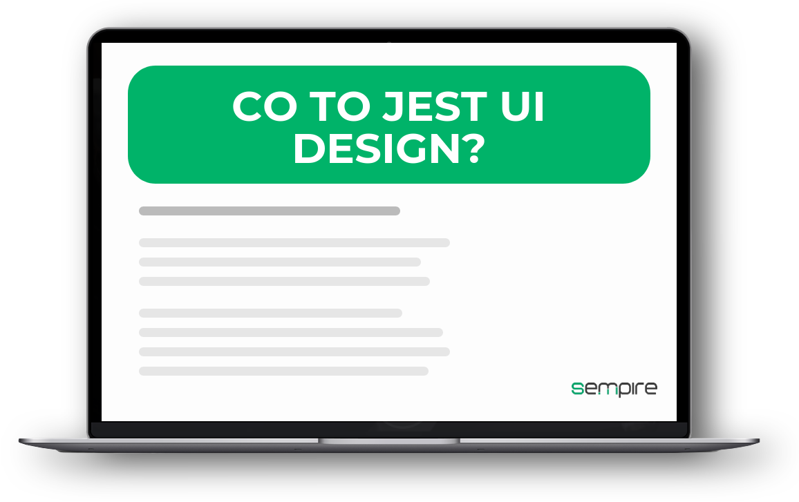 Co to jest UI design?