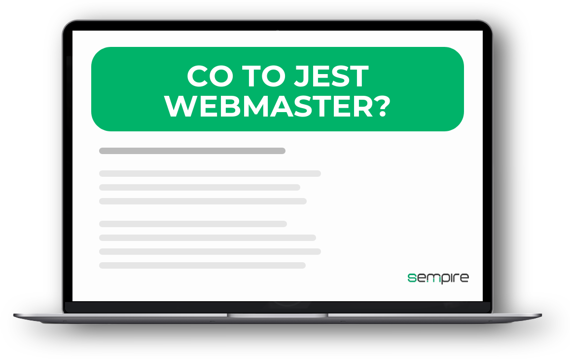 Co to jest webmaster?