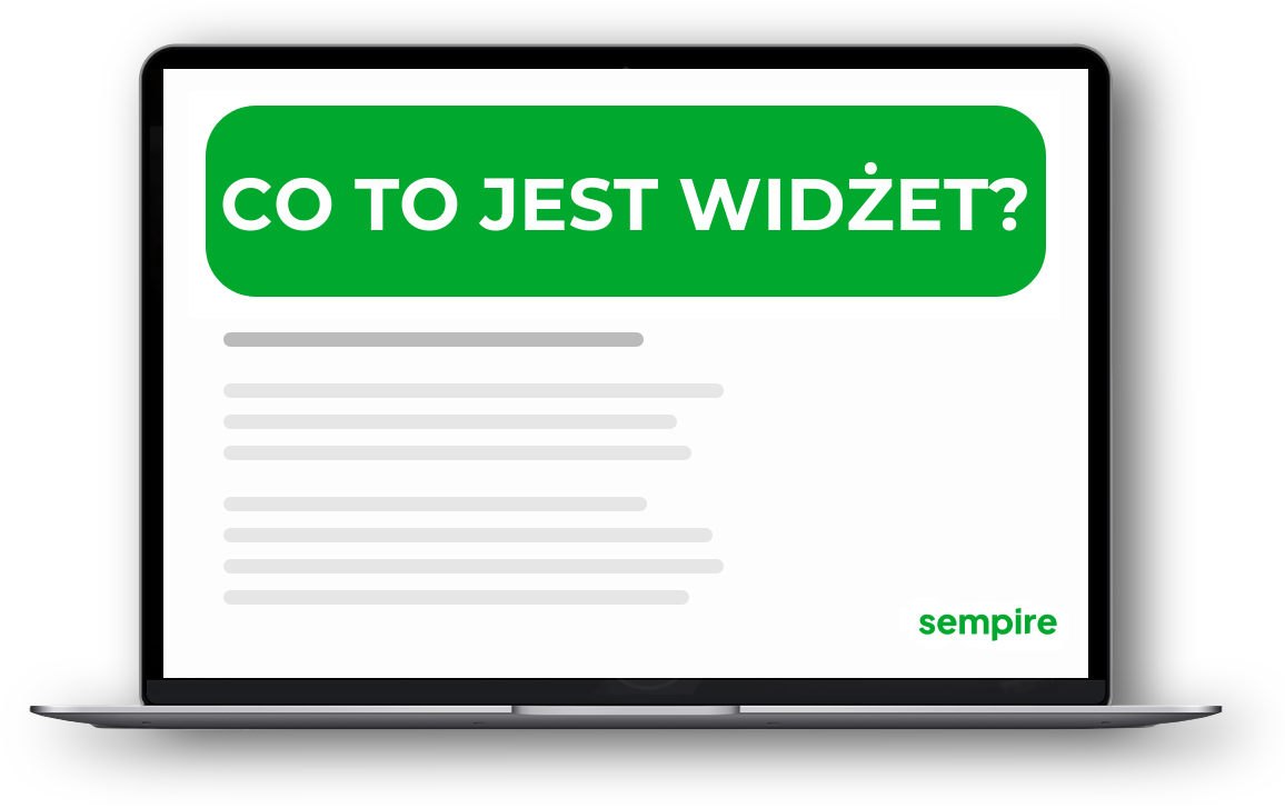 Co to jest widżet?